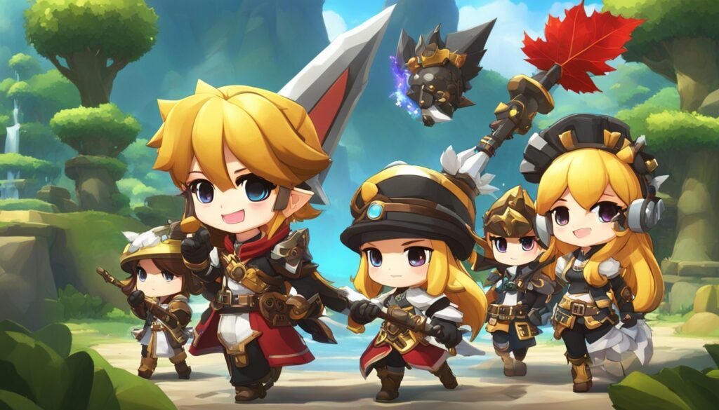 MapleStory 2 postaci