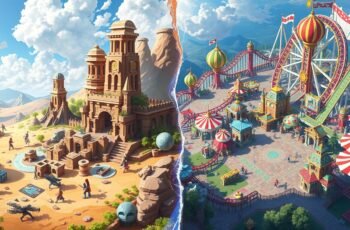 Sandbox vs. Theme Park: Różne podejścia do projektowania światów MMO