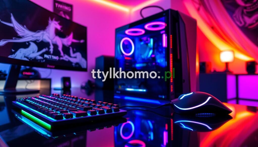 oświetlenie RGB sprzętu gamingowego