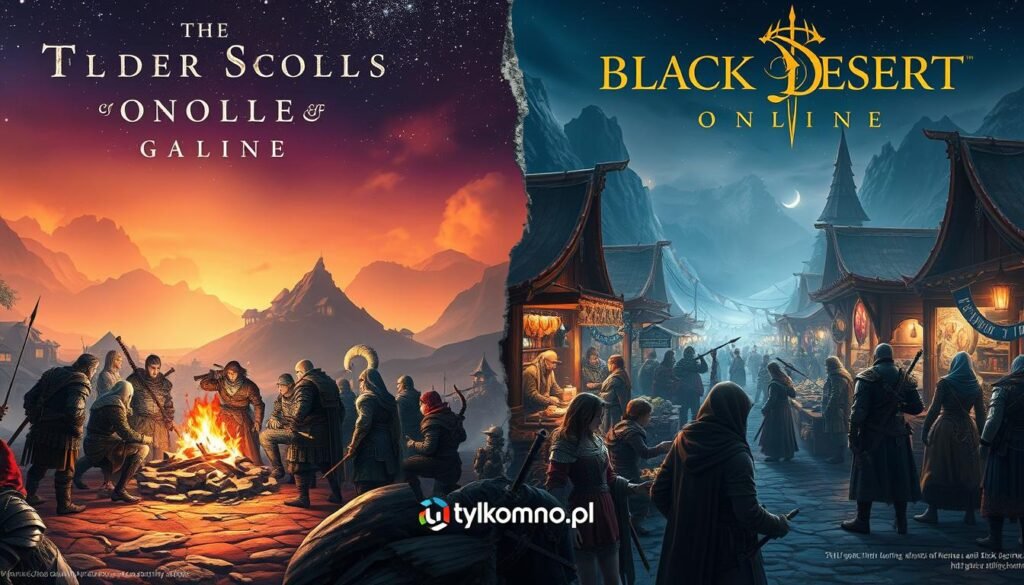 społeczność w The Elder Scrolls Online i Black Desert Online