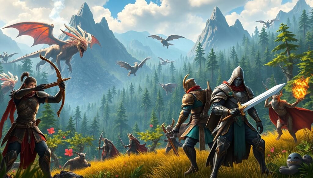 Rangers of Oblivion, MMORPG na Androidzie, polowanie na potwory