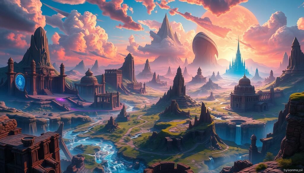 różnorodność światów w Skyforge