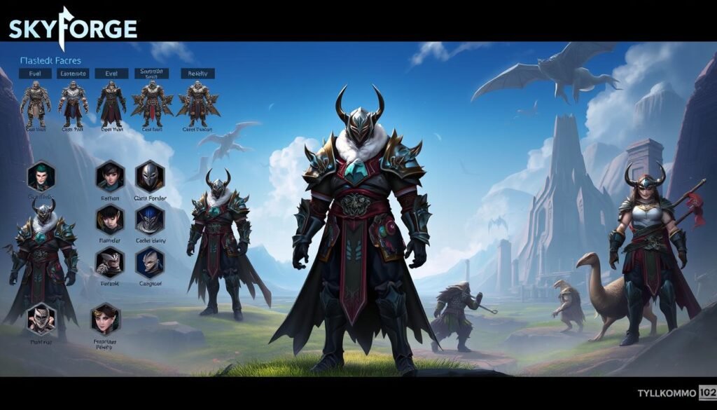 rozwój postaci w Skyforge