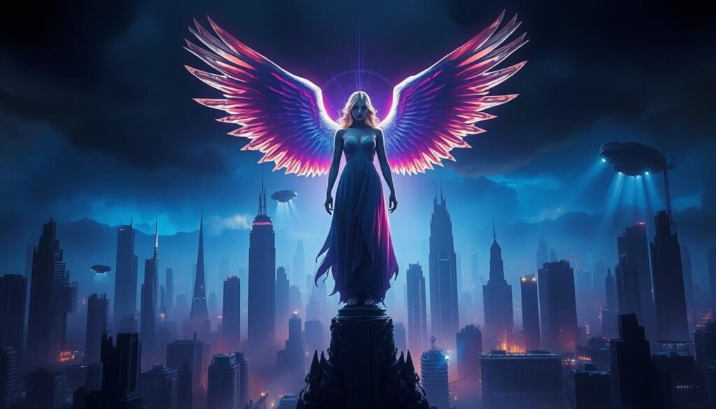 Angelic mroczne sci-fi z NFT