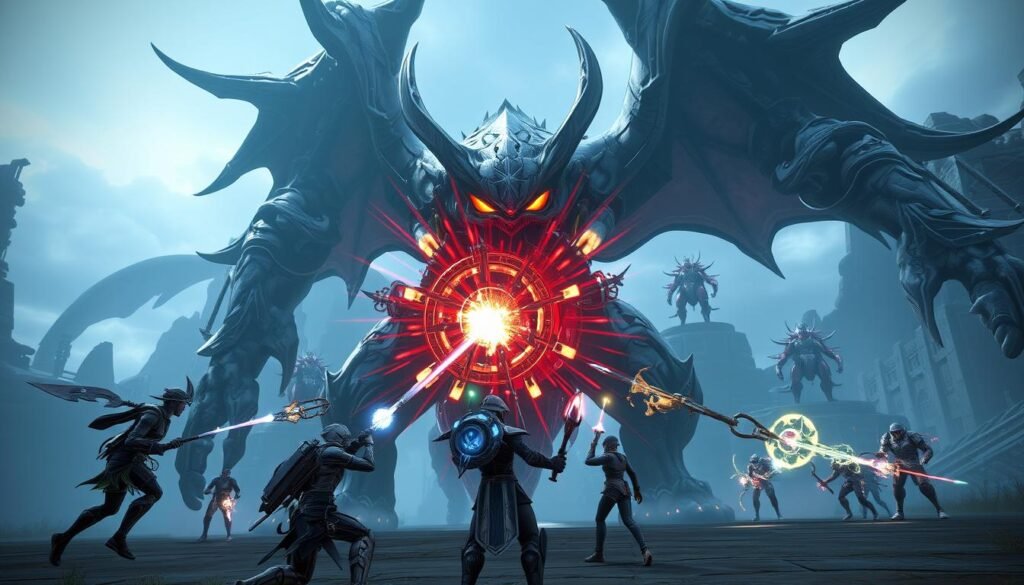 Warframe - walka z bossem w jednej z najlepszych strzelanek MMO na PC Warframe - walka z bossem w jednej z najlepszych strzelanek MMO na PC