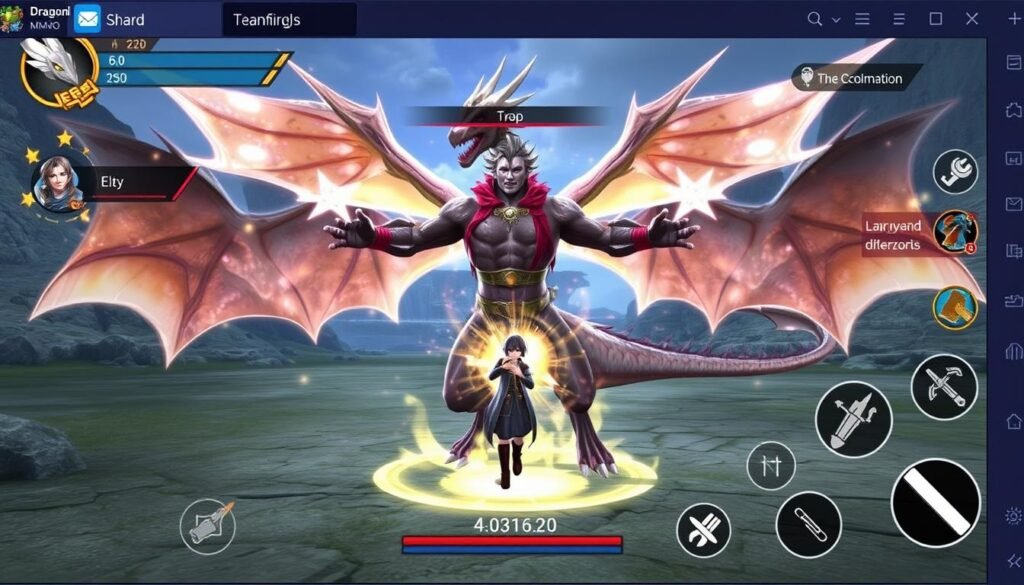 System transformacji postaci w Dragon Saga Mobile - jedna z 10 gier MMO na Androida 2025 pierwsza połowa roku