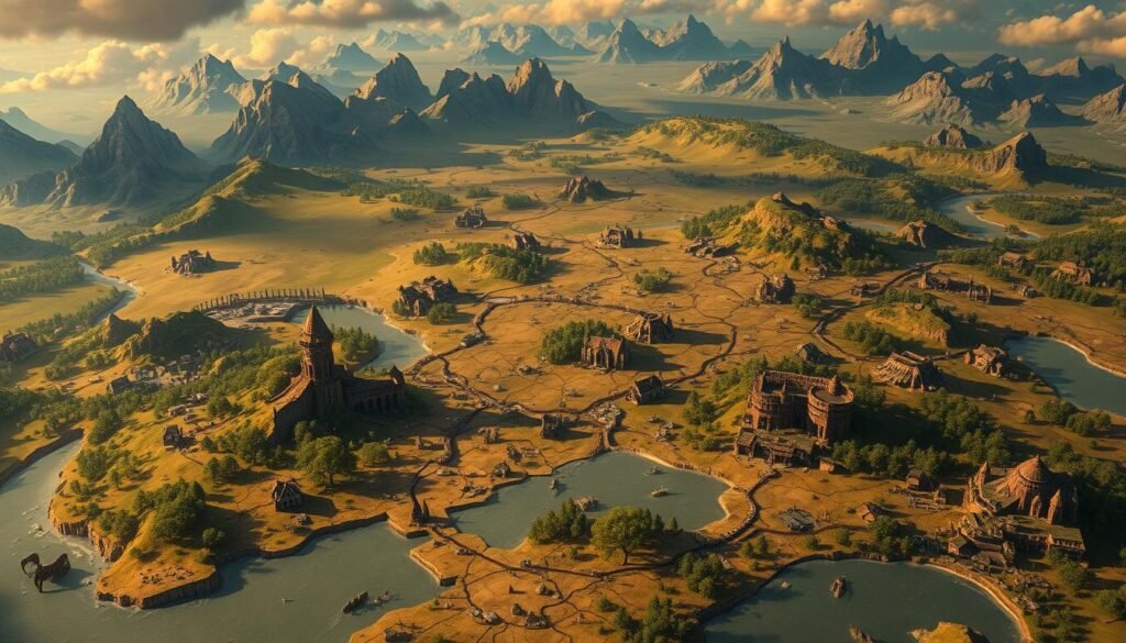 Mapa Waystones i trasy dostaw Mapa Waystones i trasy dostaw