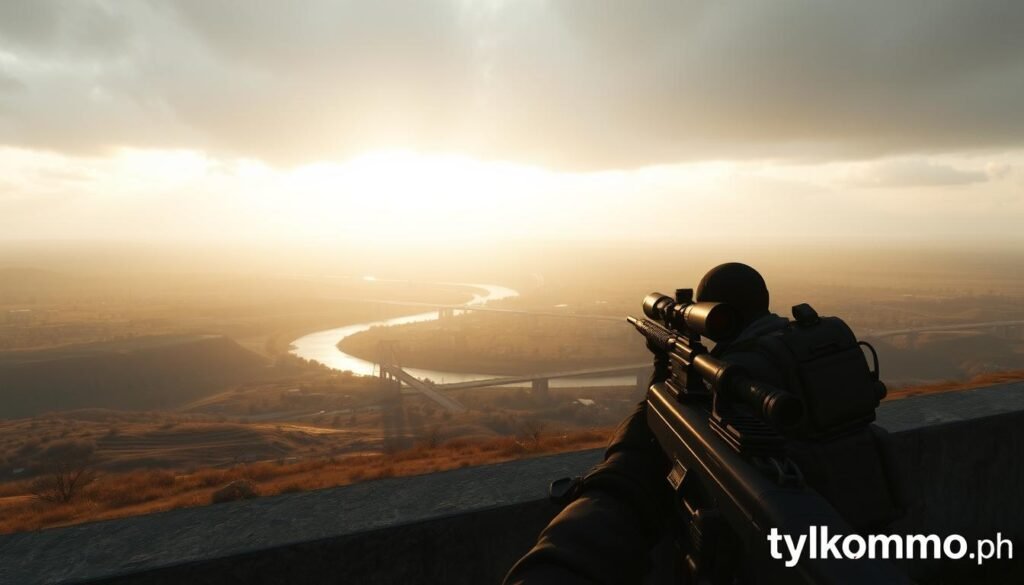 kontrola terenu linia widzenia