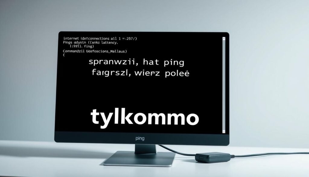 sprawdzić ping wiersz poleceń