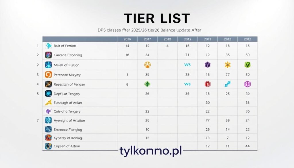 tier list